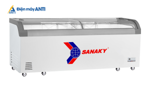 Tủ đông Sanaky kính cong dàn lạnh đồng TD.VH1099KA